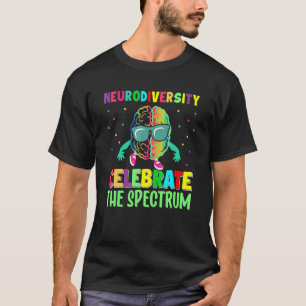 Camiseta Neurodiversidade Celebre O Espectro Consciência Au