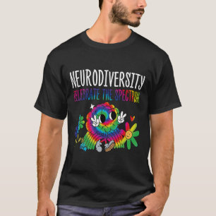 Camiseta Neurodiversidade Cérebro Autismo Sensibilização e 