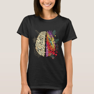 Camiseta Neurodiversidade Cérebro Saúde Mental Awarenes
