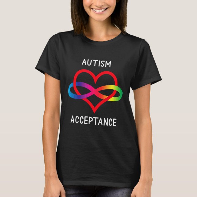 Camiseta Neurodiversidade de aceitação Pro Para Autismo Inf (Frente)