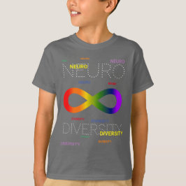 Camiseta Neurodiversidade é escuro