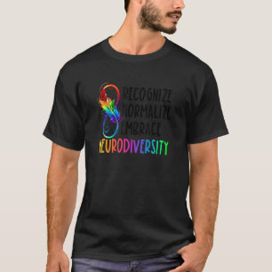 Camiseta Neurodiversidade É Linda Infinidade Conscientizaçã