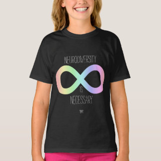 Camiseta 'Neurodiversidade é necessária' Autismo/ ADHD/ Pas