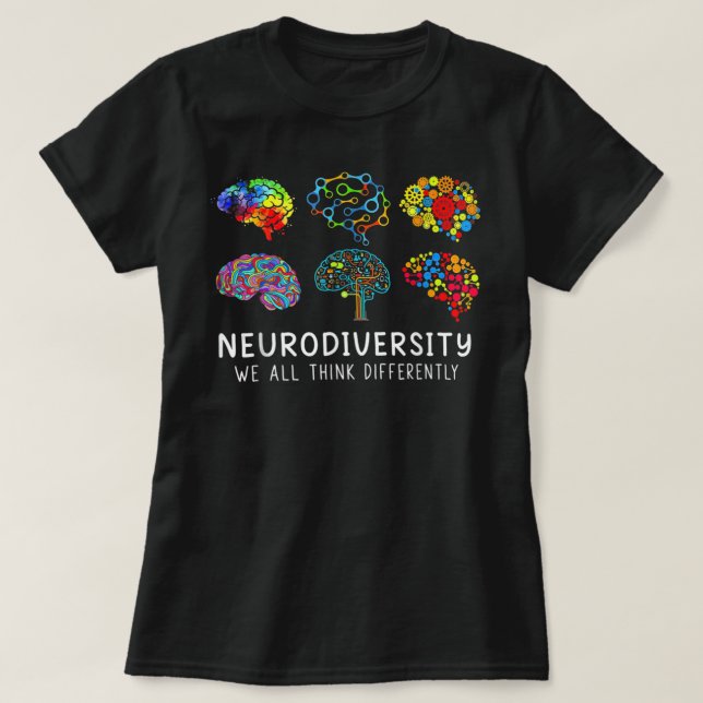 Camiseta Neurodiversidade - Embarque o Gif de Conscienciali (Frente do Design)