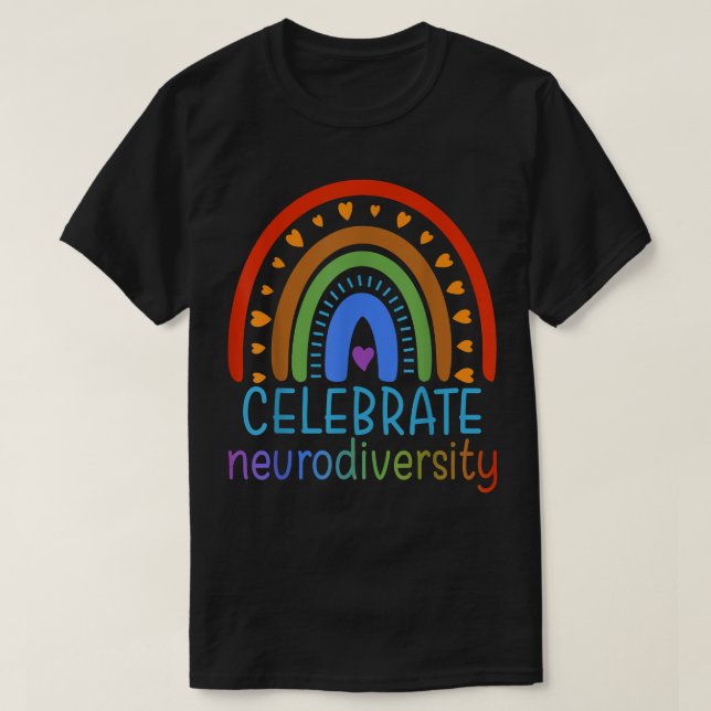 Camiseta Neurodiversidade Saúde Mental Consciência 5846 (Frente do Design)