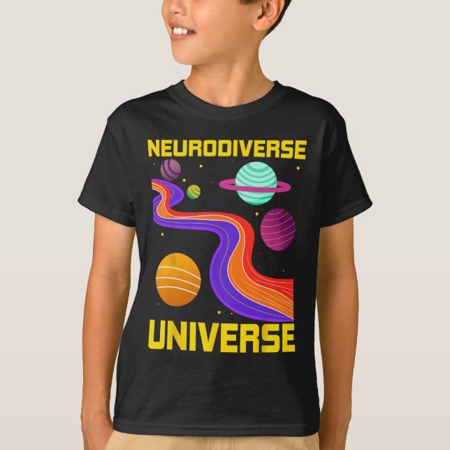 Camiseta Neurodiversificada Neurodiversidade Unificada Adhd (Frente)