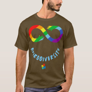 Camiseta Neurodiversity Autism Quebra-cabeça ASD Love Ac