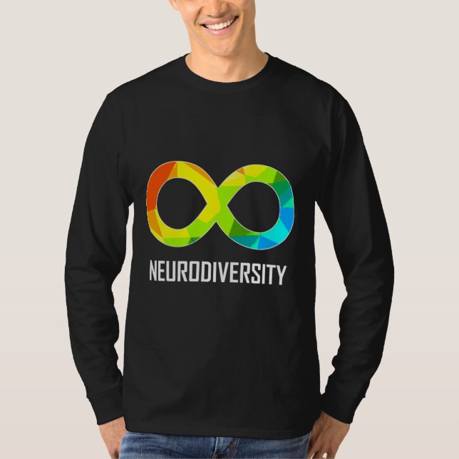 Camiseta Neurodiversity Infinity Autism&amp Appreciação (Frente)