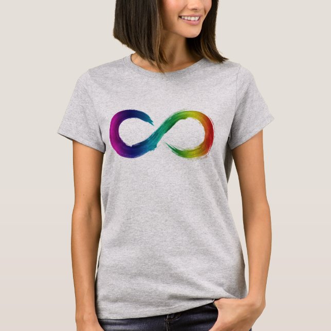 Camiseta Neurodiversity Infinity Logo Shirt (Frente)