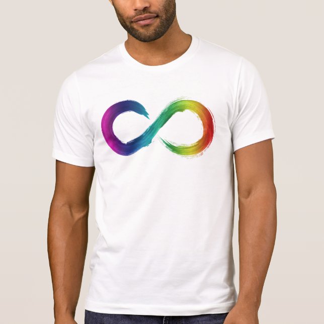 Camiseta Neurodiversity Rainbow Shirt (Frente)