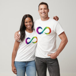 Camiseta Neurodiversity Rainbow Shirt