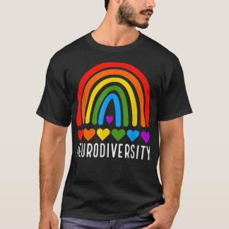 Camiseta Neurodiversity Shirt Autism Spectrum ADD ADHD Rain
