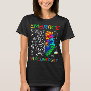 Camiseta Neurodiversity Shirt Embriagem com o Autismo ADHD