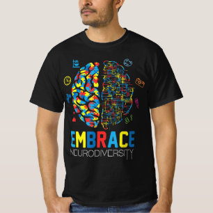 Camiseta Neurodiversity Shirt Embriagem com o Autismo ADHD
