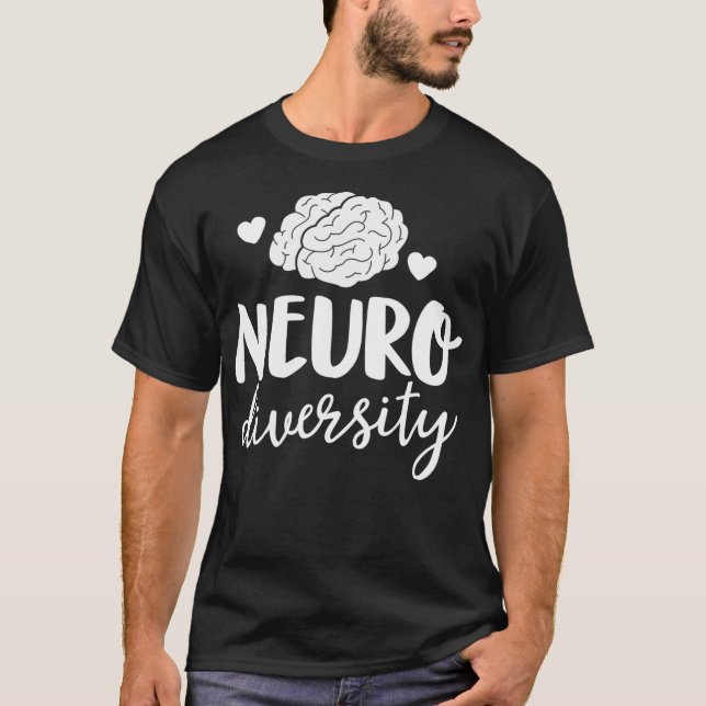 Camiseta Neurodiversity Special Education Teacher Brain SP (Frente)