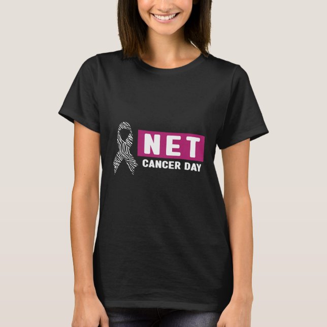 Camiseta Neuroendocrine Cancer Awareness - World Net Cancer (Frente)