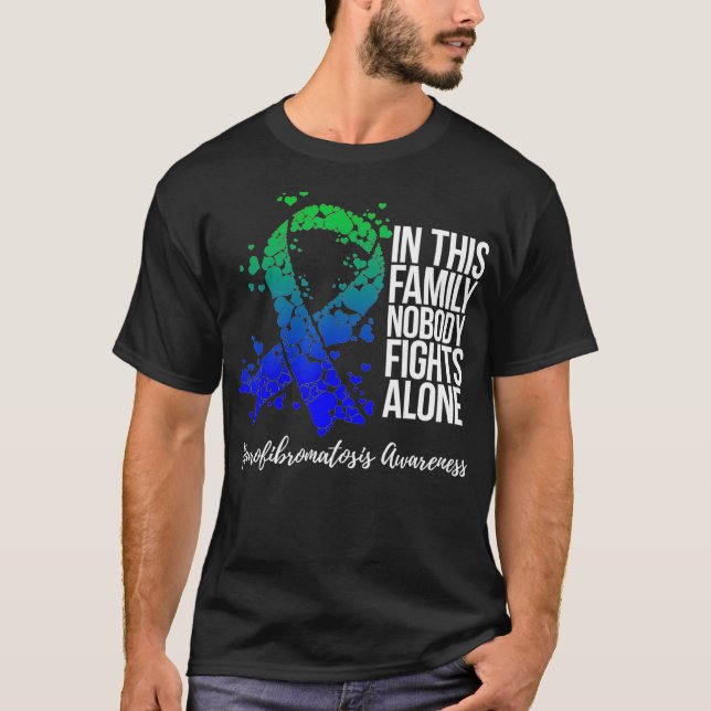 Camiseta Neurofibromatose de Suporte Familiar Sensibilizaçã (Frente)