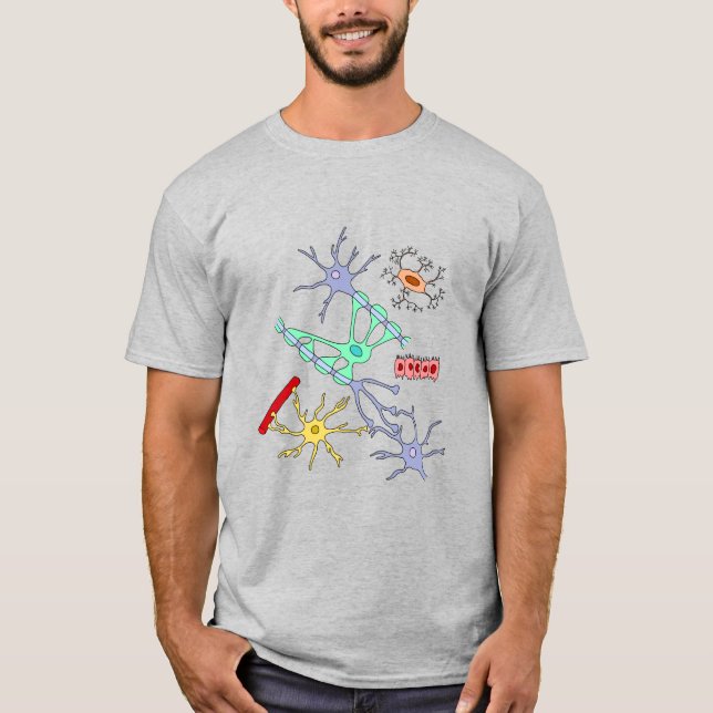 Camiseta Neurônios E Glia (Frente)