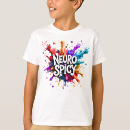 Camiseta NEUROSPICY neurodiversidade autismo tdah dislexia