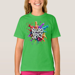 Camiseta NEUROSPICY neurodiversidade autismo tdah dislexia
