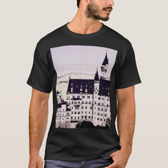 Camiseta Neuschwanstein Castle Closeup (Frente)