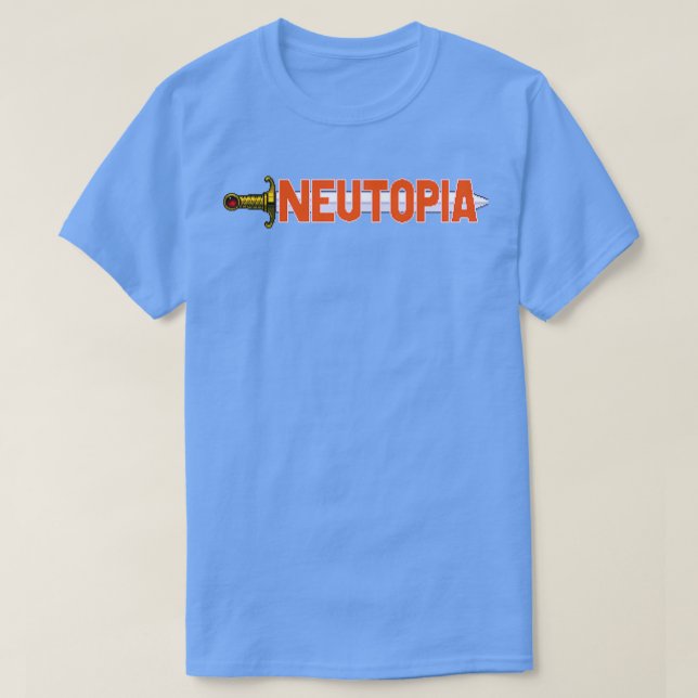 Camiseta Neutopia TurboGrafx16 Tela do título (Frente do Design)