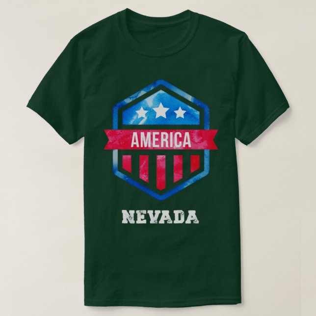 Camiseta nevada dos estados unidos (Frente do Design)