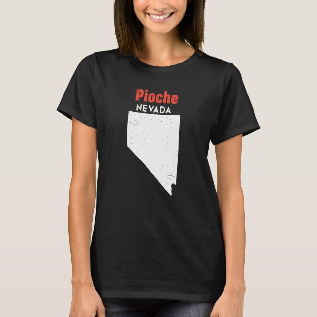 Camiseta Nevada Estados Unidos América Viagem Nevadan Pioch (Frente)