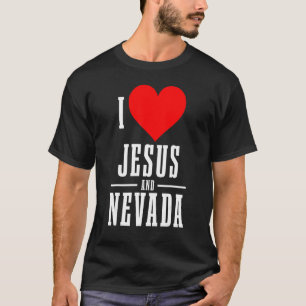 Camiseta Nevada I Love Jesus And Nevada Christian