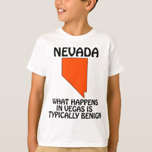 Camiseta Nevada - O que acontece em Vegas é normalmente ben