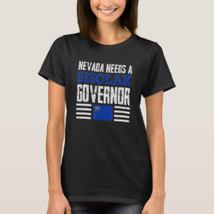 Camiseta Nevada Precisa De Um Governador Sisolak Steve Siso