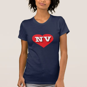 Camiseta Nevada Red Heart - Eu amo NV