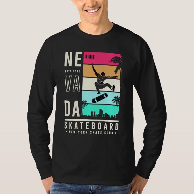 Camiseta Nevada Skateboard New York Skate Club (Frente)