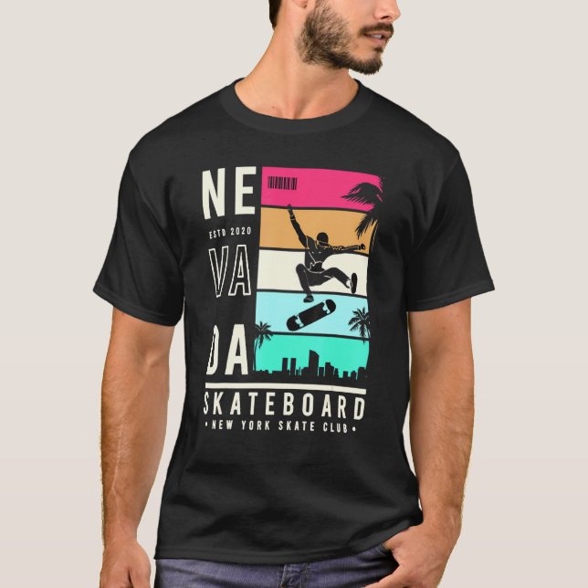 Camiseta Nevada Skateboard New York Skate Club (Frente)