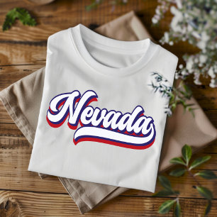 Camiseta Nevada Vermelho Branco e Azul Vintage Scr