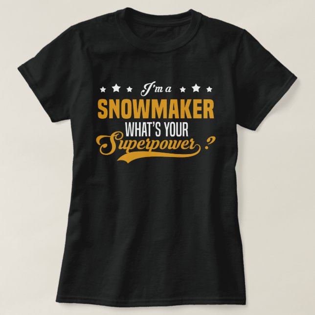 Camiseta Neve (Frente do Design)