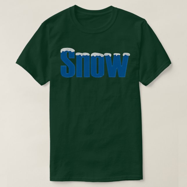 Camiseta Neve Agora é inverno (Frente do Design)