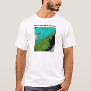 Camiseta Neve através dos estados meio-Atlântico