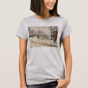 Camiseta Neve, Boulevard de Clichy, Paris por Paul Signac