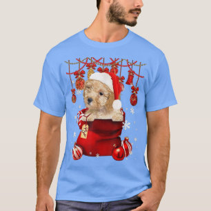 Camiseta Neve de Toy Poodle Cachorro de Pocket Bag Winter C