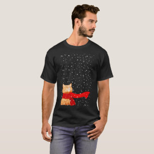 Camiseta Neve do amor do gato de gato malhado demasiado