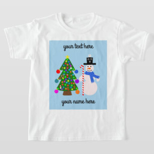 Camiseta Neve e Árvore de Natal #3