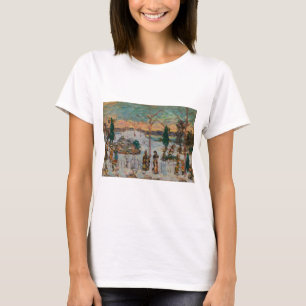 Camiseta Neve em abril por Maurice Prendergast, Arte Antiga
