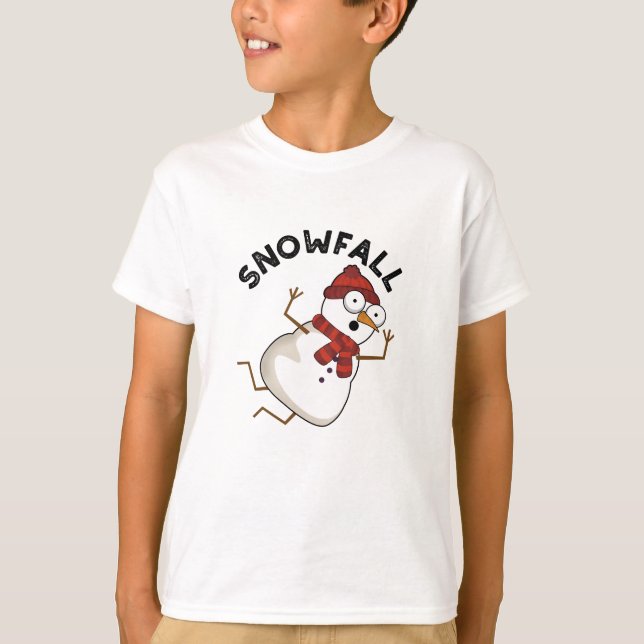 Camiseta Neve Engraçada Arma de Neve (Frente)