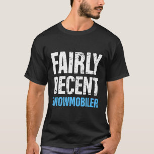 Camiseta Neve Engraçada Decente Sled Mobilizando Neve