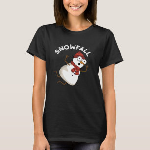 Camiseta Neve Engraçada Neve Torna Escuro BG