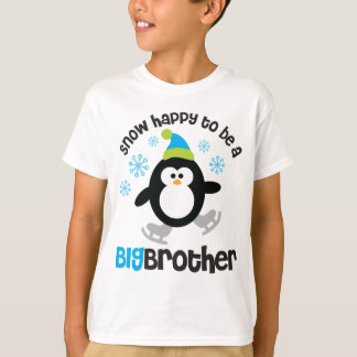 Camiseta Neve feliz ser um big brother