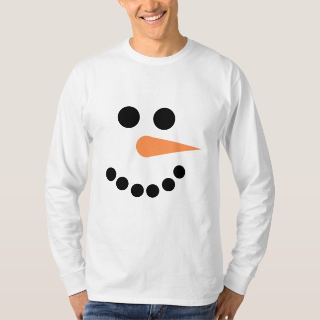 Camiseta Neve - Natal de inverno - Feriado - Figurino/ (Frente)