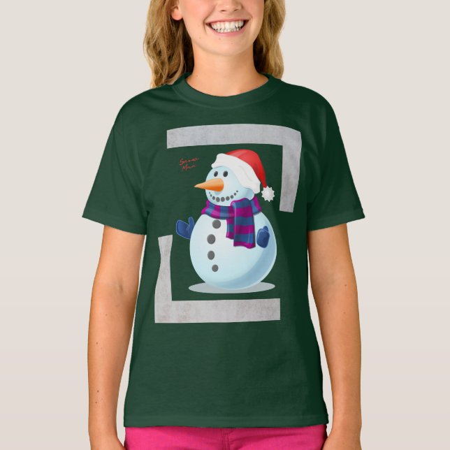 Camiseta Neve Raparigas Green Short Sleeve (Frente)