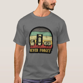 Camiseta Never Forget 90s Sticker vintage
